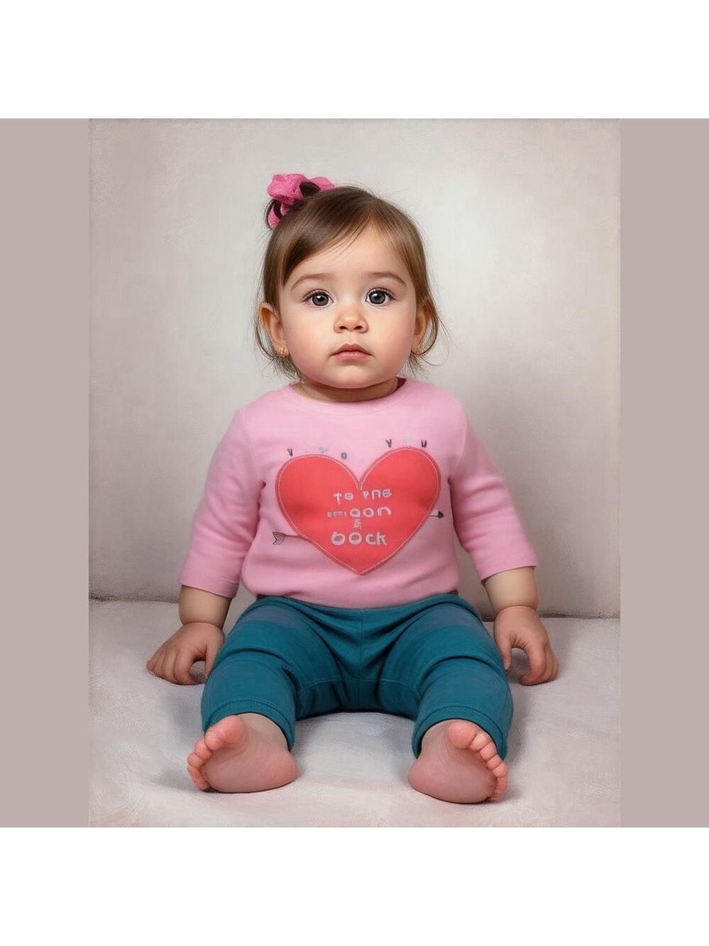 Carter's Organic 3-6M Baby Outfit Set Valentines Day